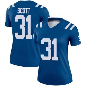 Women's Indianapolis Colts Daniel Scott Royal Legend Jersey By Nike