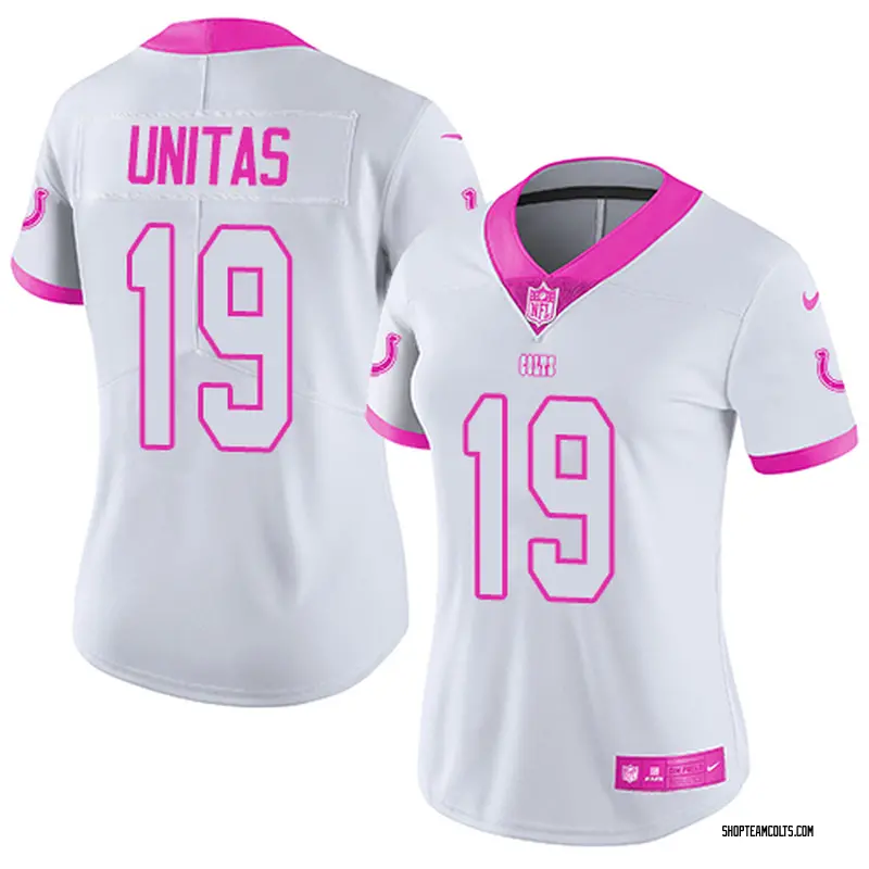 Indianapolis Colts Johnny Unitas Pink 