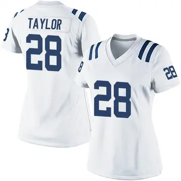 Nike Men's Indianapolis Colts Jonathan Taylor #28 White Game Jersey