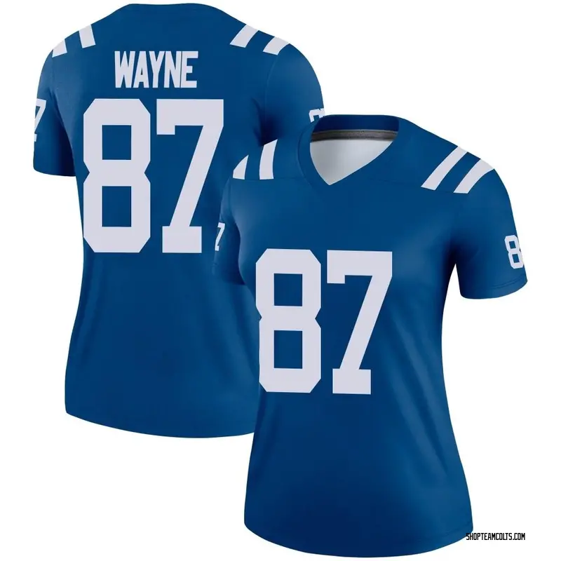 Women's Indianapolis Colts Reggie Wayne Royal Legend Jersey By Nike