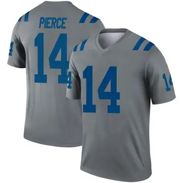 Youth Indianapolis Colts Alec Pierce Gray Legend Inverted Jersey By Nike