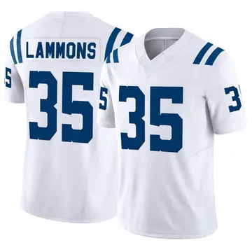 Youth Indianapolis Colts Chris Lammons White Limited Vapor F.U.S.E. Jersey By Nike