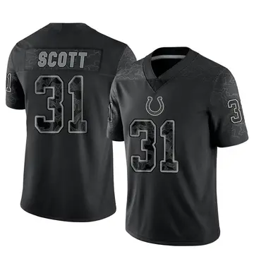 Youth Indianapolis Colts Daniel Scott Black Limited Reflective Jersey By Nike