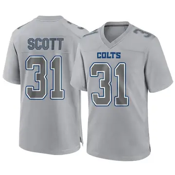 Youth Indianapolis Colts Daniel Scott Gray Game Atmosphere Fashion Jersey By Nike