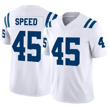 E.J. Speed Youth Nike Indianapolis Colts White Custom Game Jersey