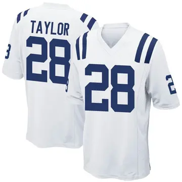 Youth Indianapolis Colts Jonathan Taylor White Game Jersey By Nike