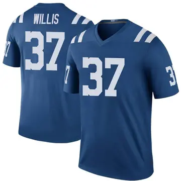 Khari Willis Signed Indianapolis Grey Football Jersey (JSA) — RSA