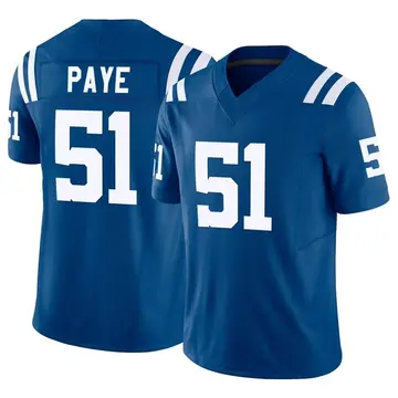 Nike Men's Indianapolis Colts Kwity Paye #51 Blue Game Jersey