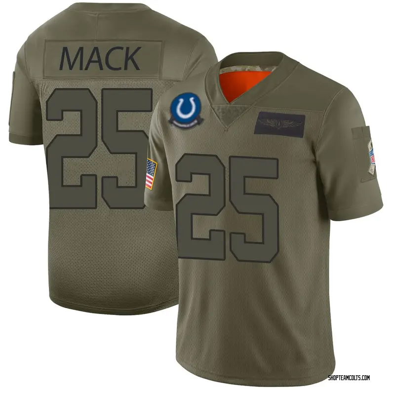Youth Indianapolis Colts Marlon Mack Camo Limited 2019 Salute to ...